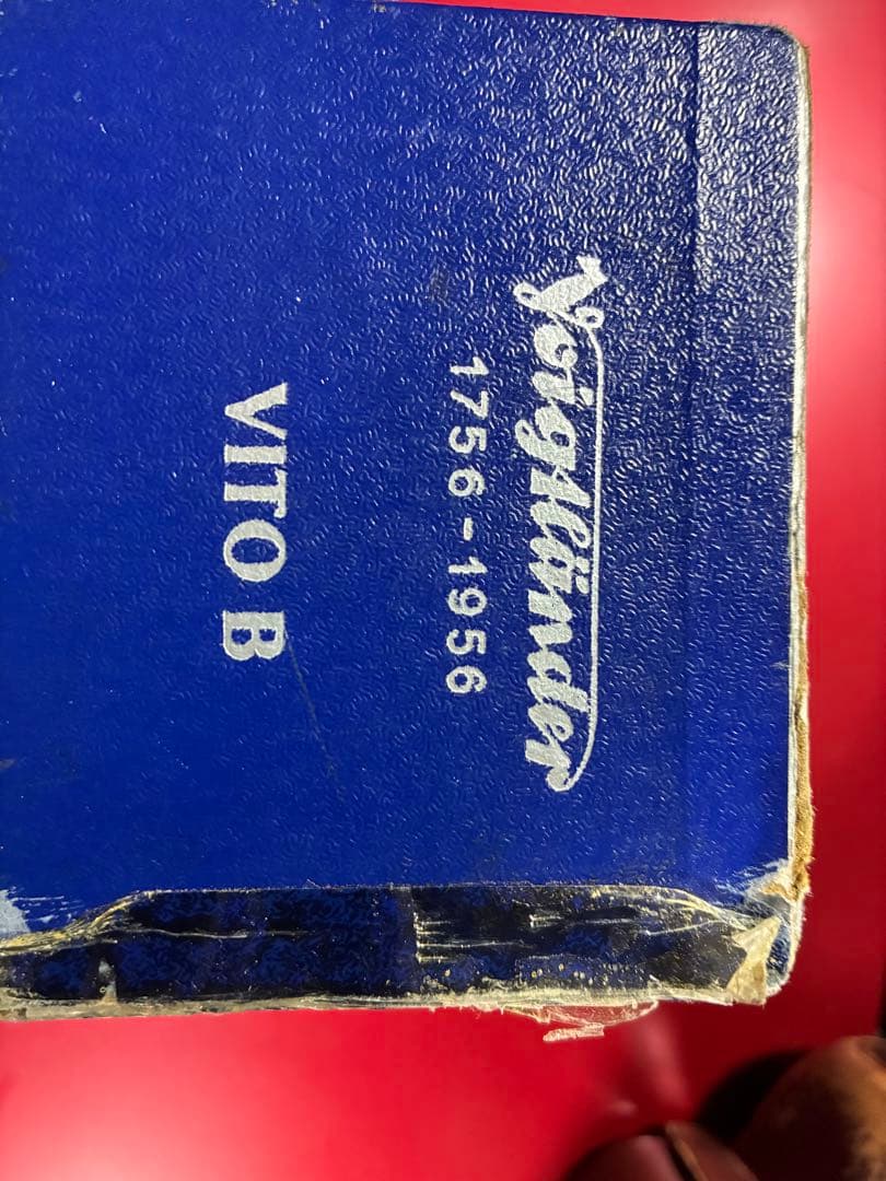 フォクトレンダー VITO Ｂ　本箱　取扱説明書　革ケースセット