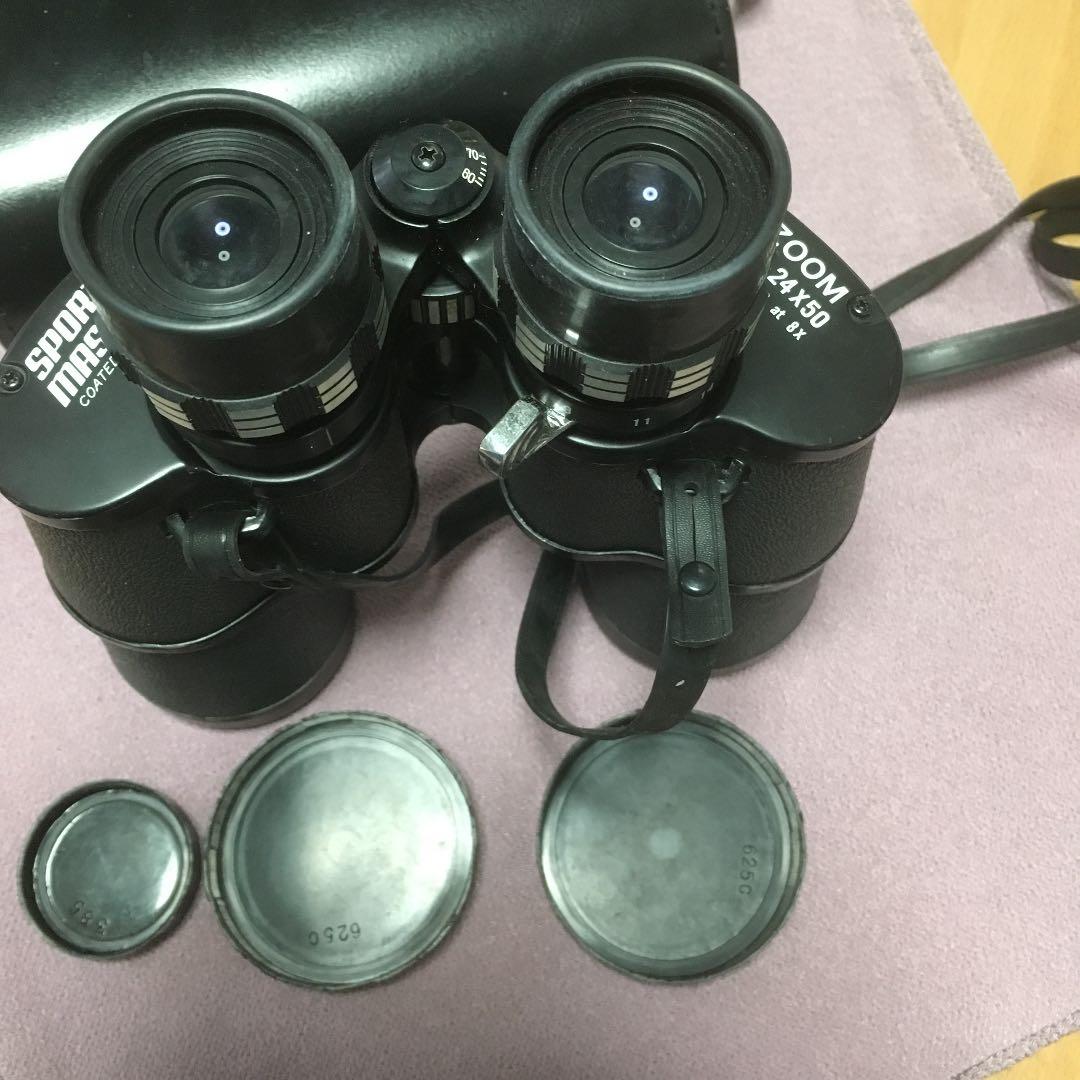 0808  双眼鏡  SPORT MASTER  ZOOM  8×-24×50