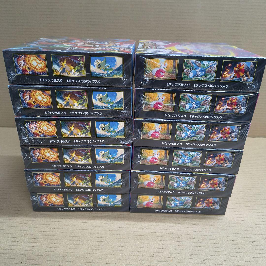 ポケモンカード メガブレイブ メガシンフォニア 未開封シュリンク付き 12BOX