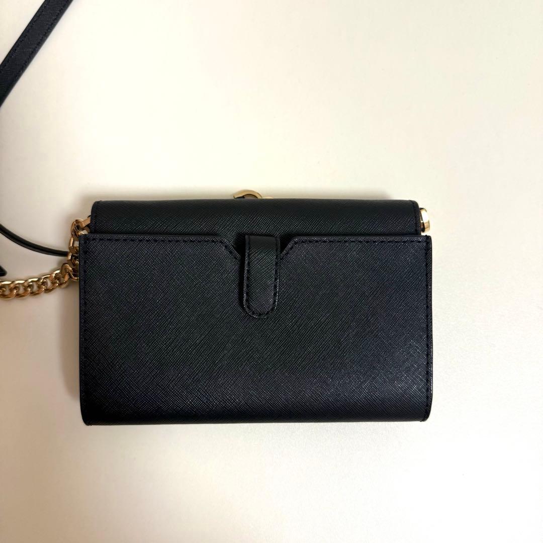 マイケルコース Jet Set Wallet on a Chain 黒