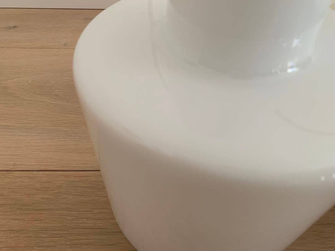 flame decolamp glass 凸ランプ×2（white）