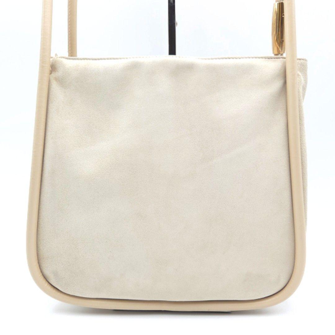 GUCCI✨ショルダーバッグ ハンドバッグ スウェード レザー ベージュ