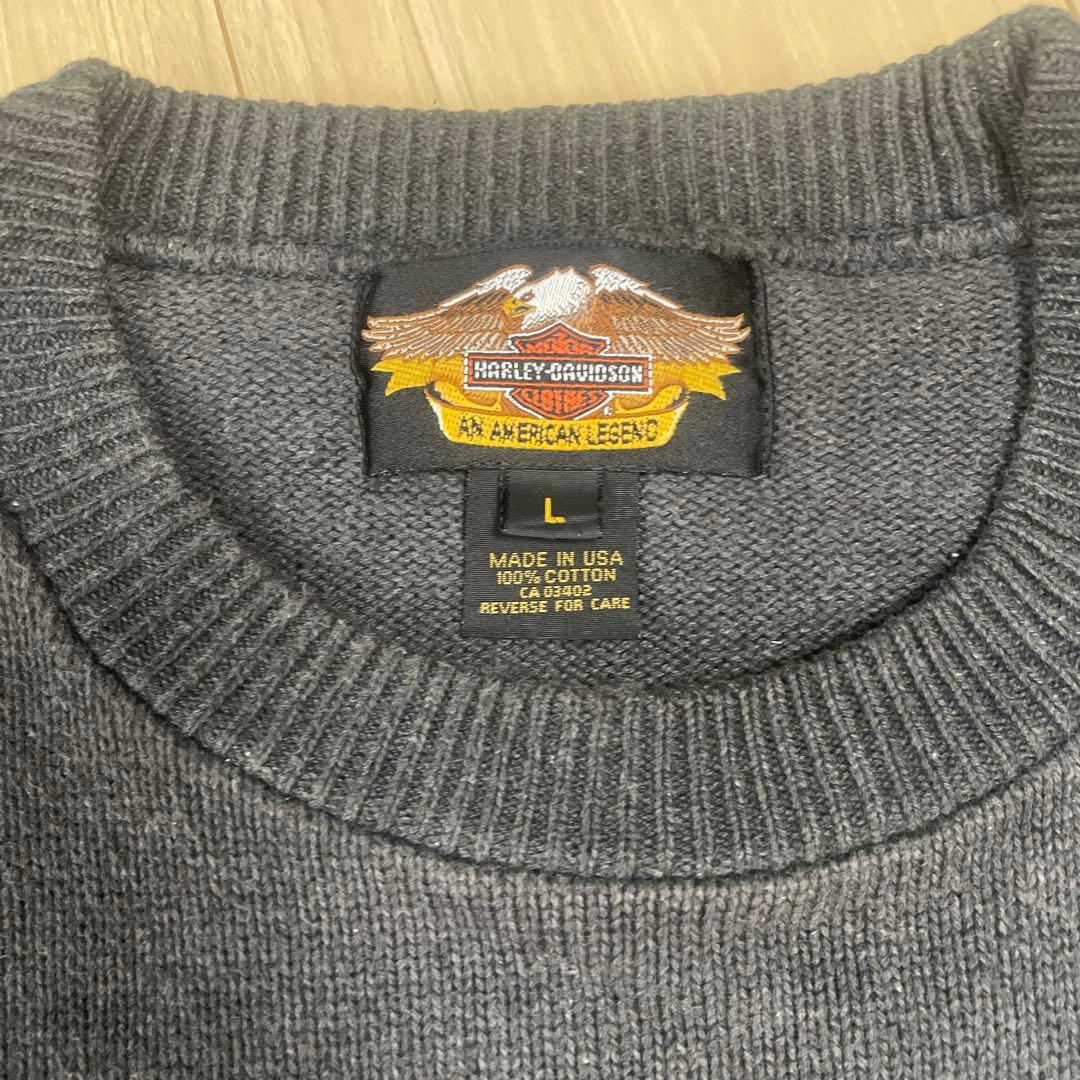 い*ー様 超激レアHarley-Davidson バイク刺繍 スウェット