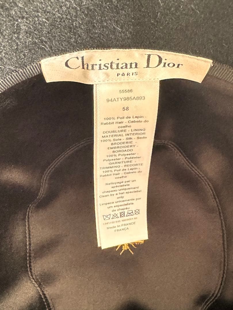 美品　Dior クリスチャンディオール　バケットハット
