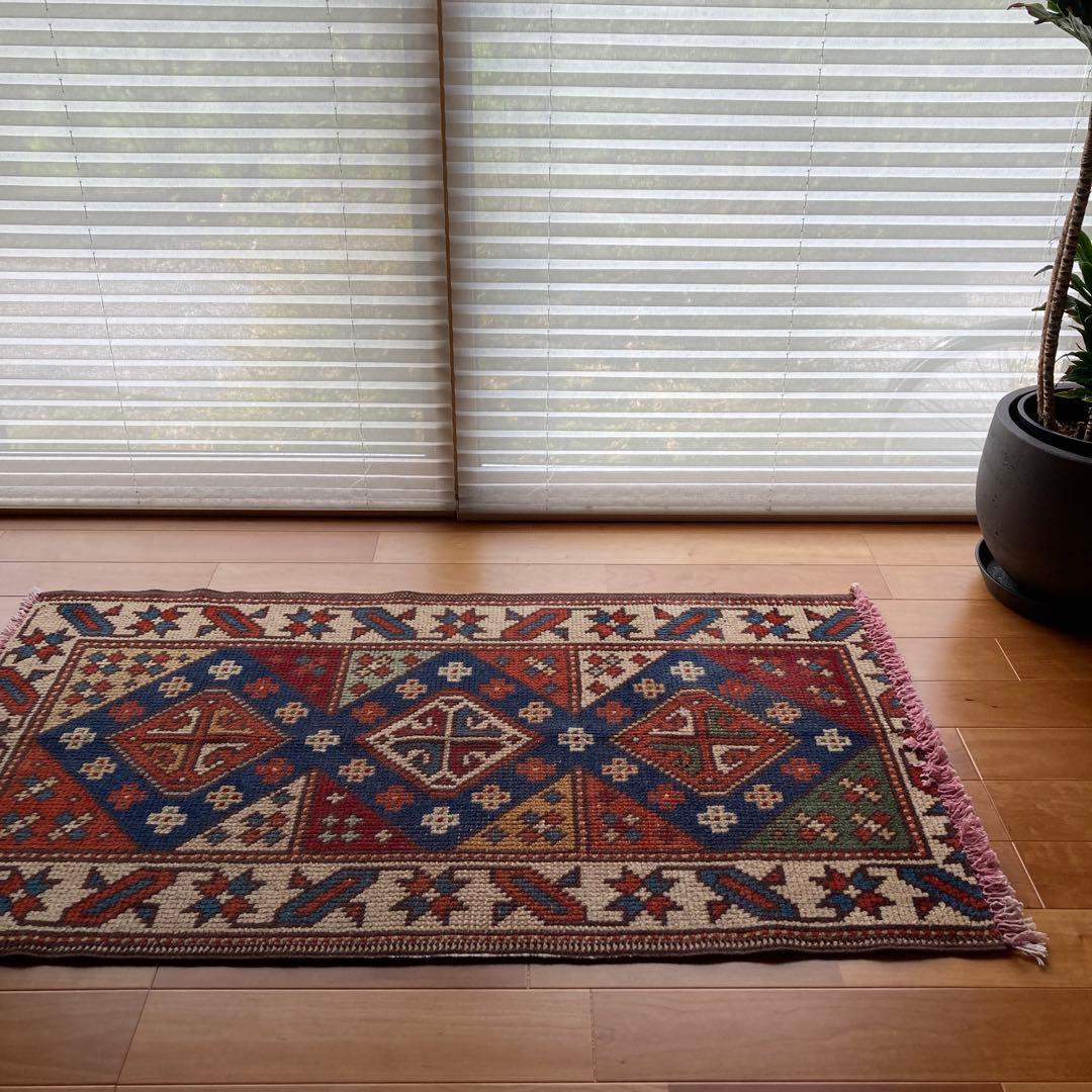 ヴィンテージラグ　トライバルラグ　ターキッシュラグ