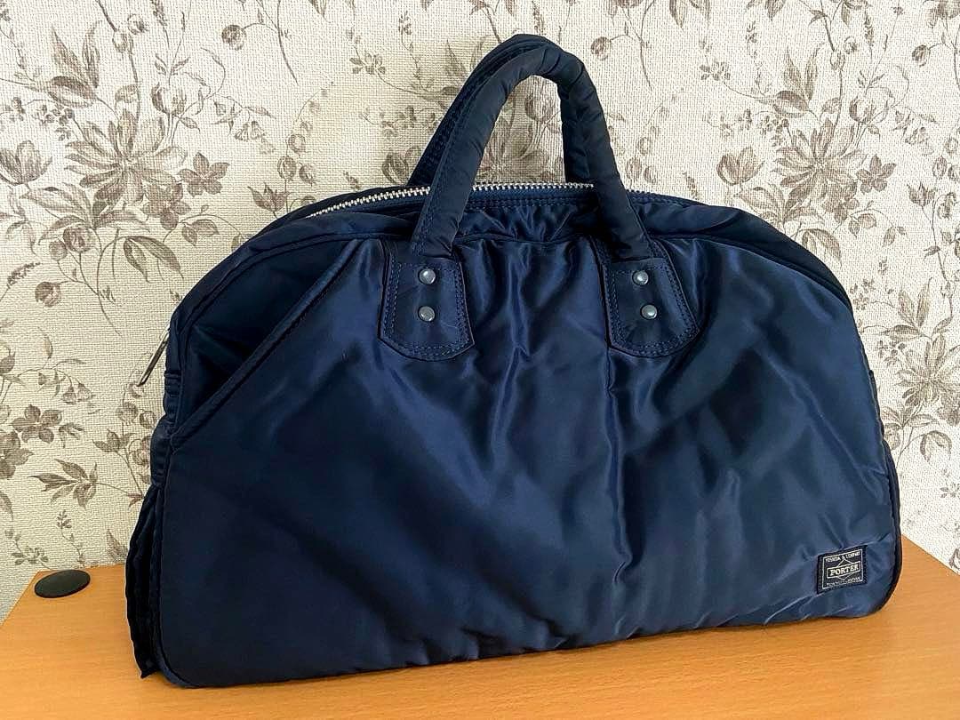 廃盤 HEAD PORTER 美品 ネイビー ボストンバッグ