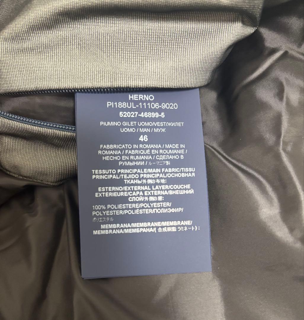 Herno ダウンベスト GORE-TEX