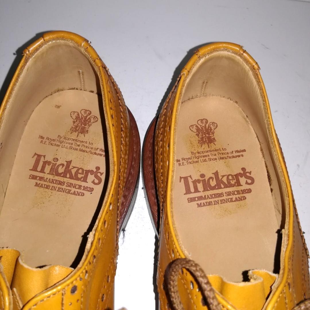 c0903 新品同様 箱袋付き トリッカーズ M5633 ウイングチップ 8