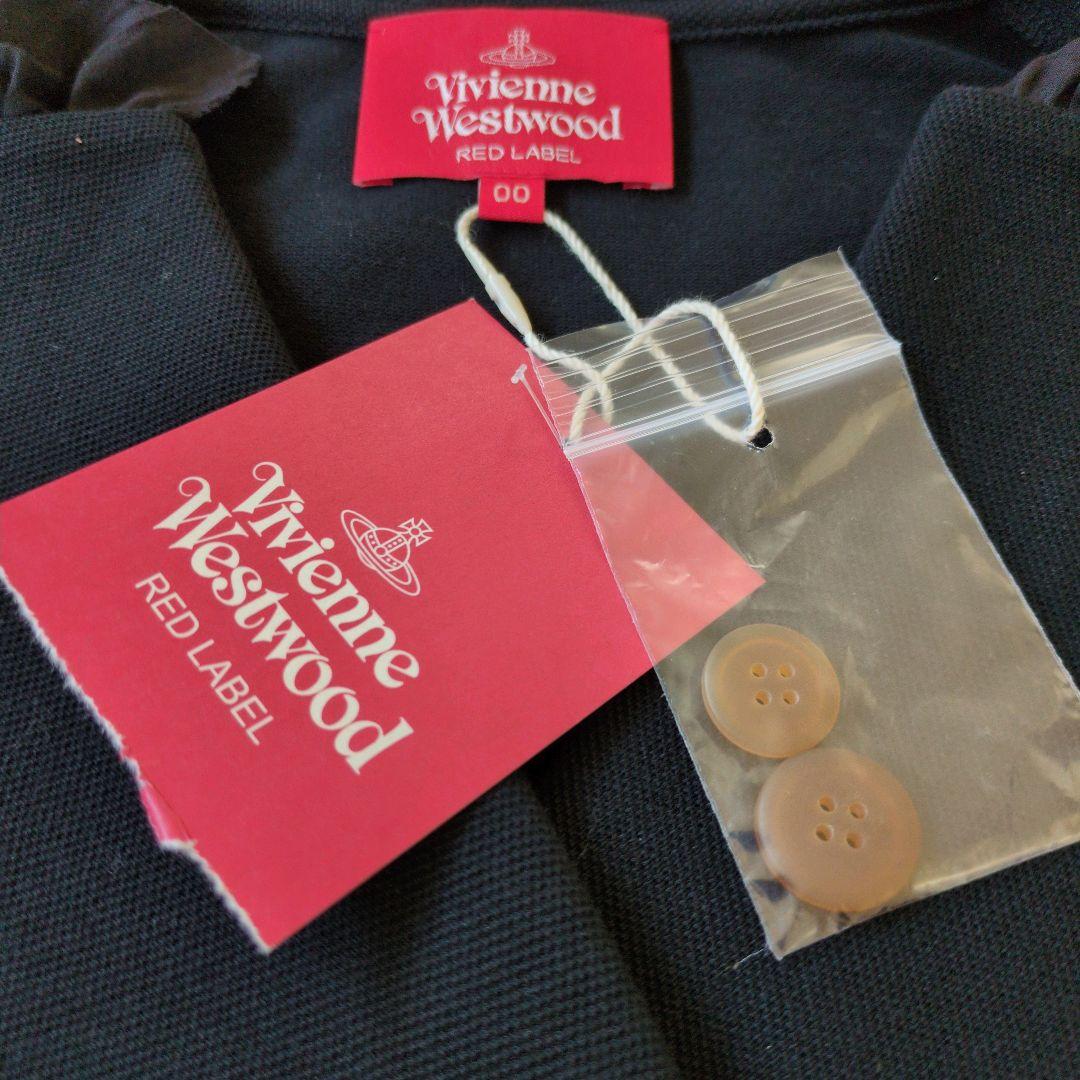 ☆未使用☆ヴィヴィアンウエストウッド　ラブフリル　ポロ　オーブ　半袖　ブラック