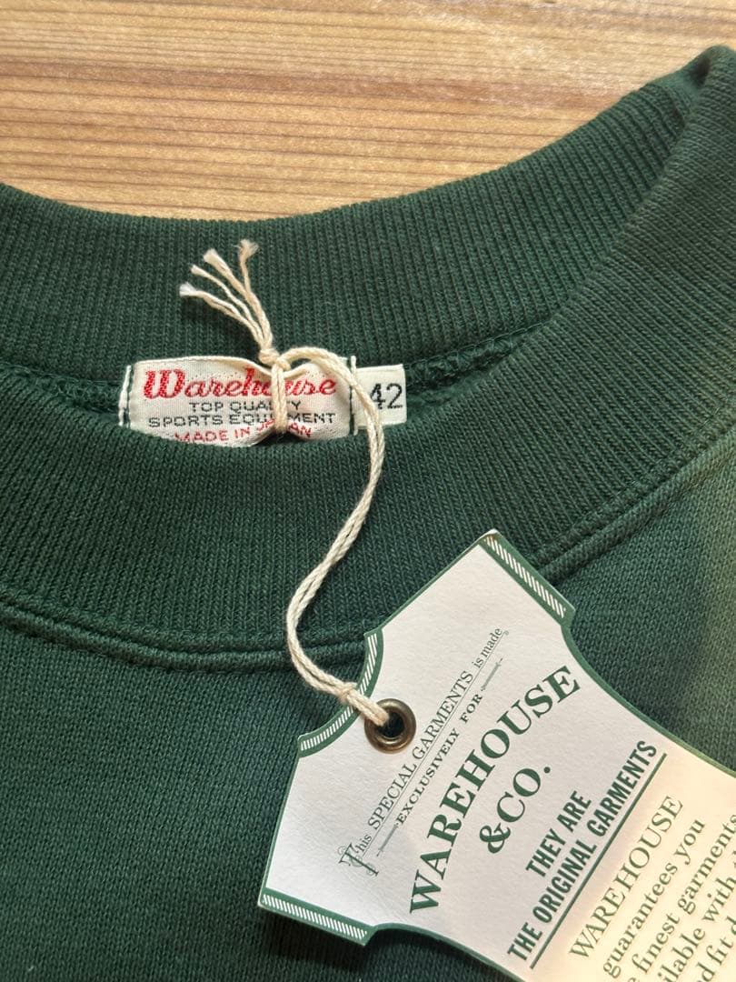 【新品】Warehouse ウェアハウスエンブレム スウェット 42