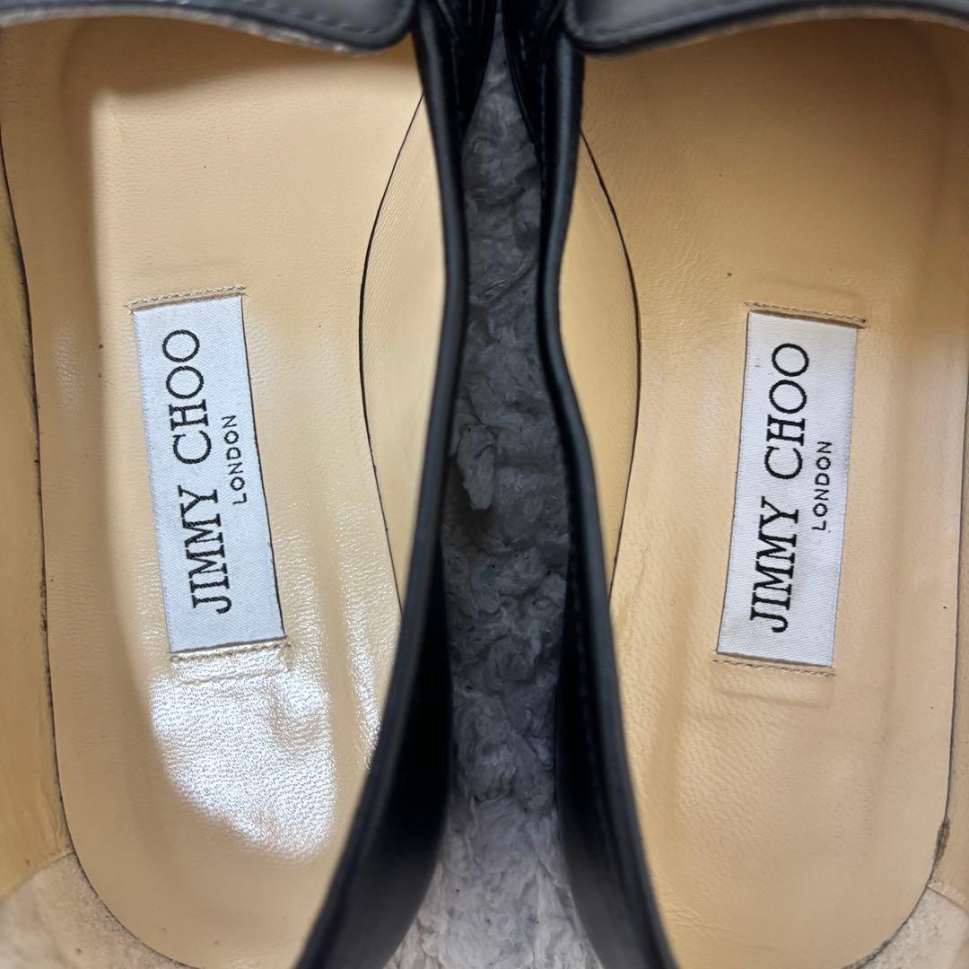 本物保証✨美品✨ジミーチュウ クリスタル ビジュー ローファー Cheri 箱付