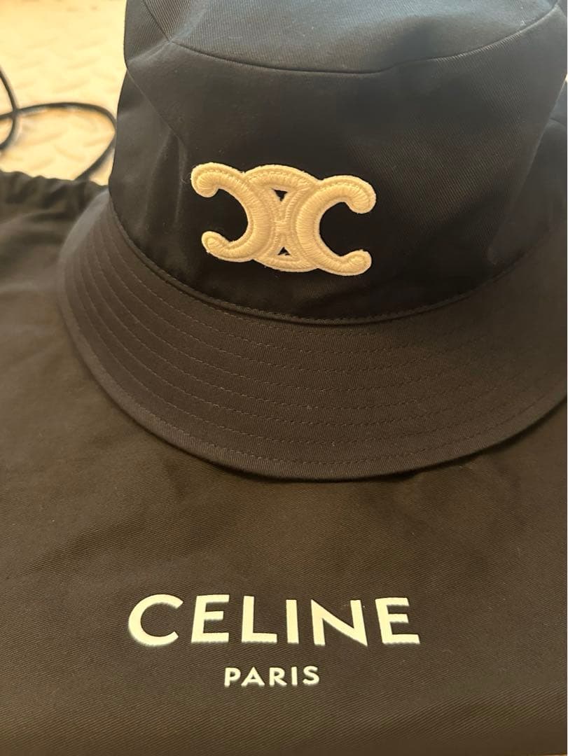 バケハ♡セリーヌ♡CELINE♡バケットハット♡美品♡黒♡
