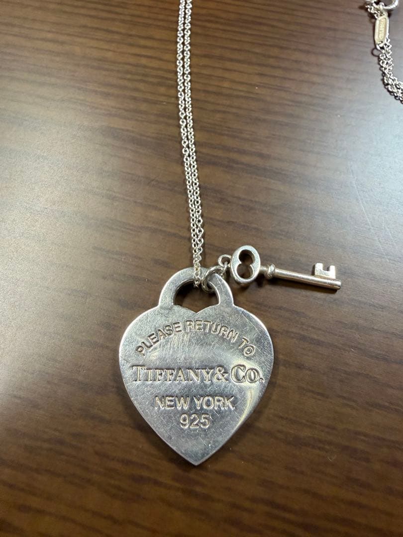Tiffany & Co. ハート型ネックレス 925シルバー