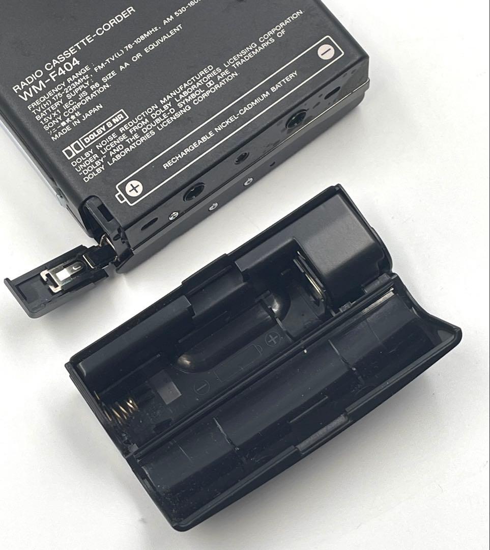 ジャンク　外観美品　SONY WM-F404 Walkman カセットレコーダー