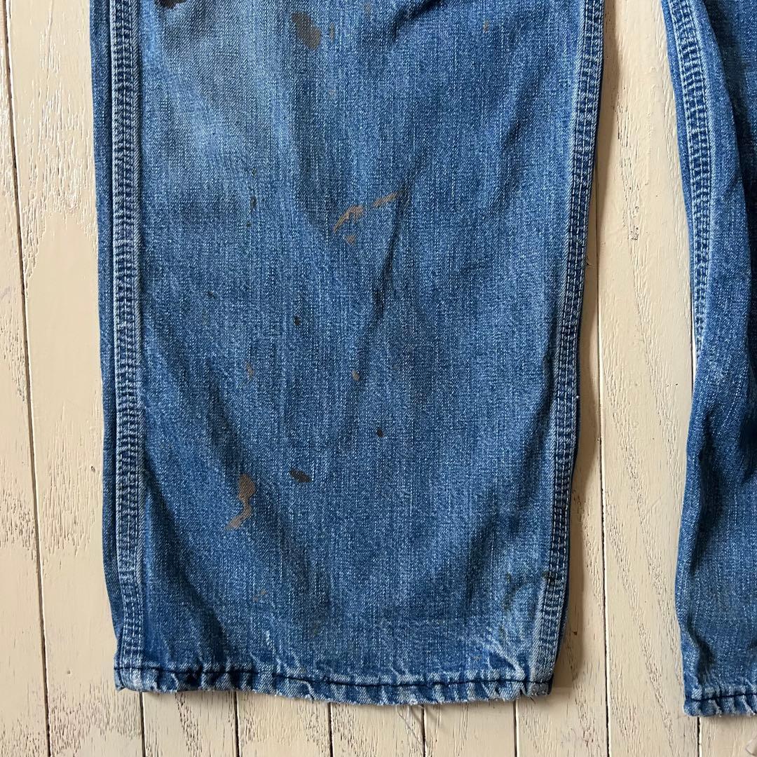 60s 70s Carhartt オーバーオール プリントタグ デカC M相当