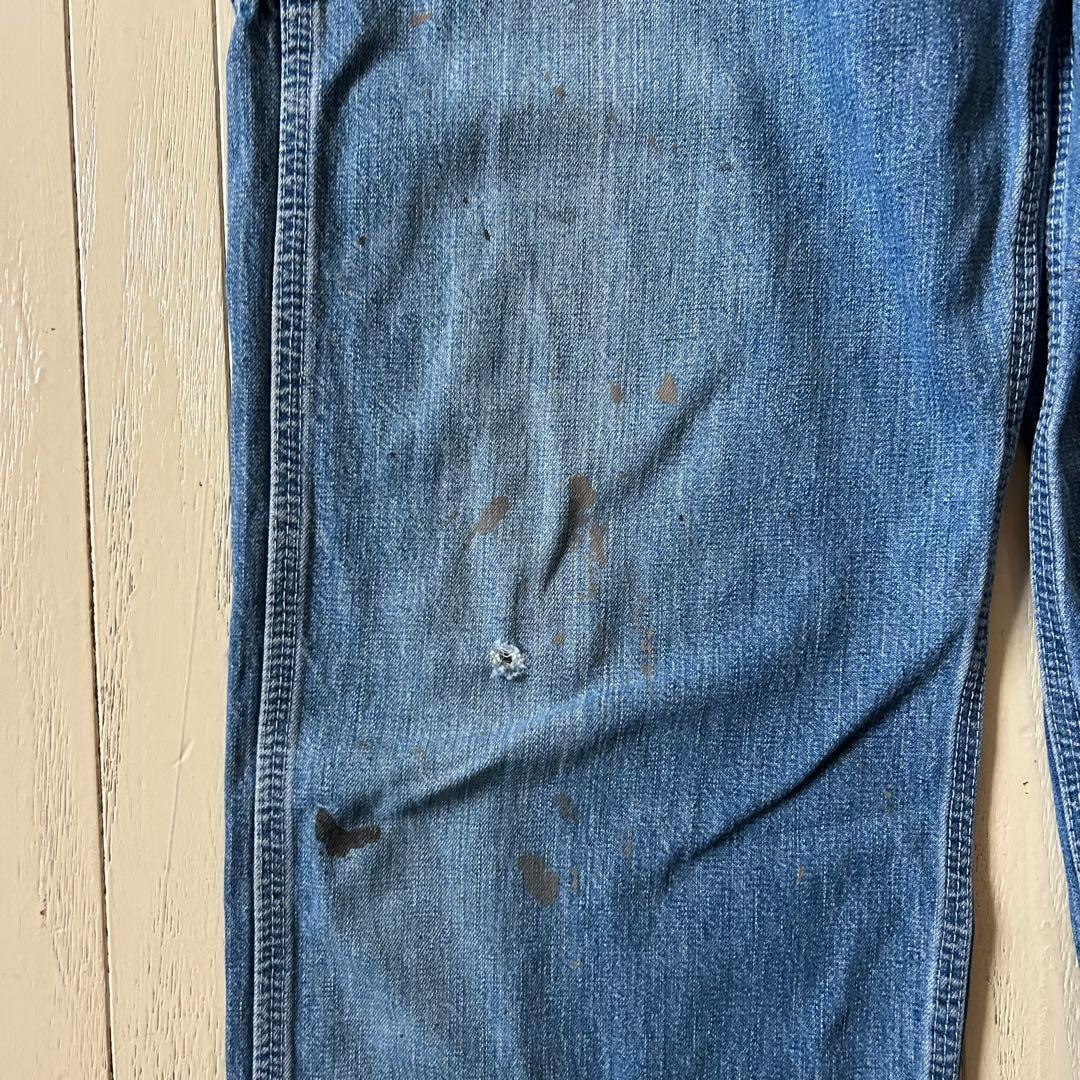 60s 70s Carhartt オーバーオール プリントタグ デカC M相当