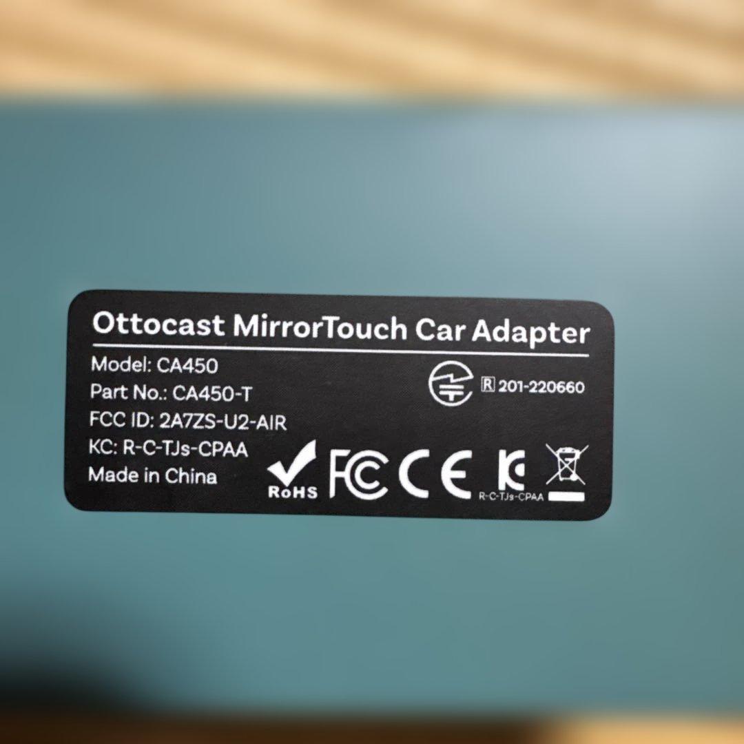 カーオーディオ Ottocast MirrorTouch