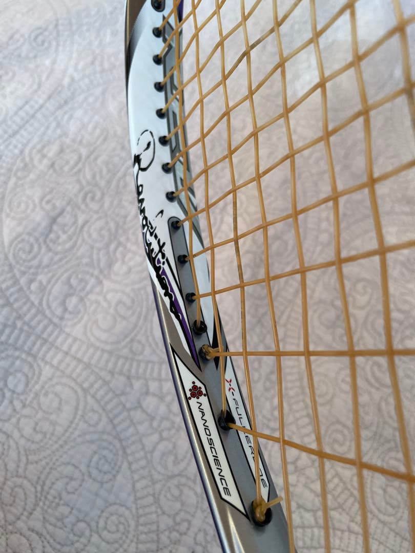 【廃盤レア美品】YONEX NANOFORCE 8V ソフトテニスラケット 紫