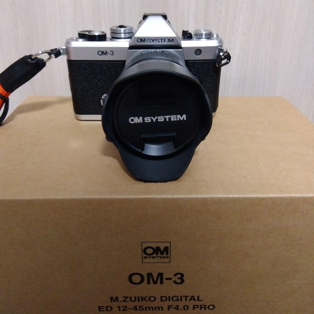 OM SYSTEM OM-3 ミラーレス一眼　12-45 F4.0 PRO
