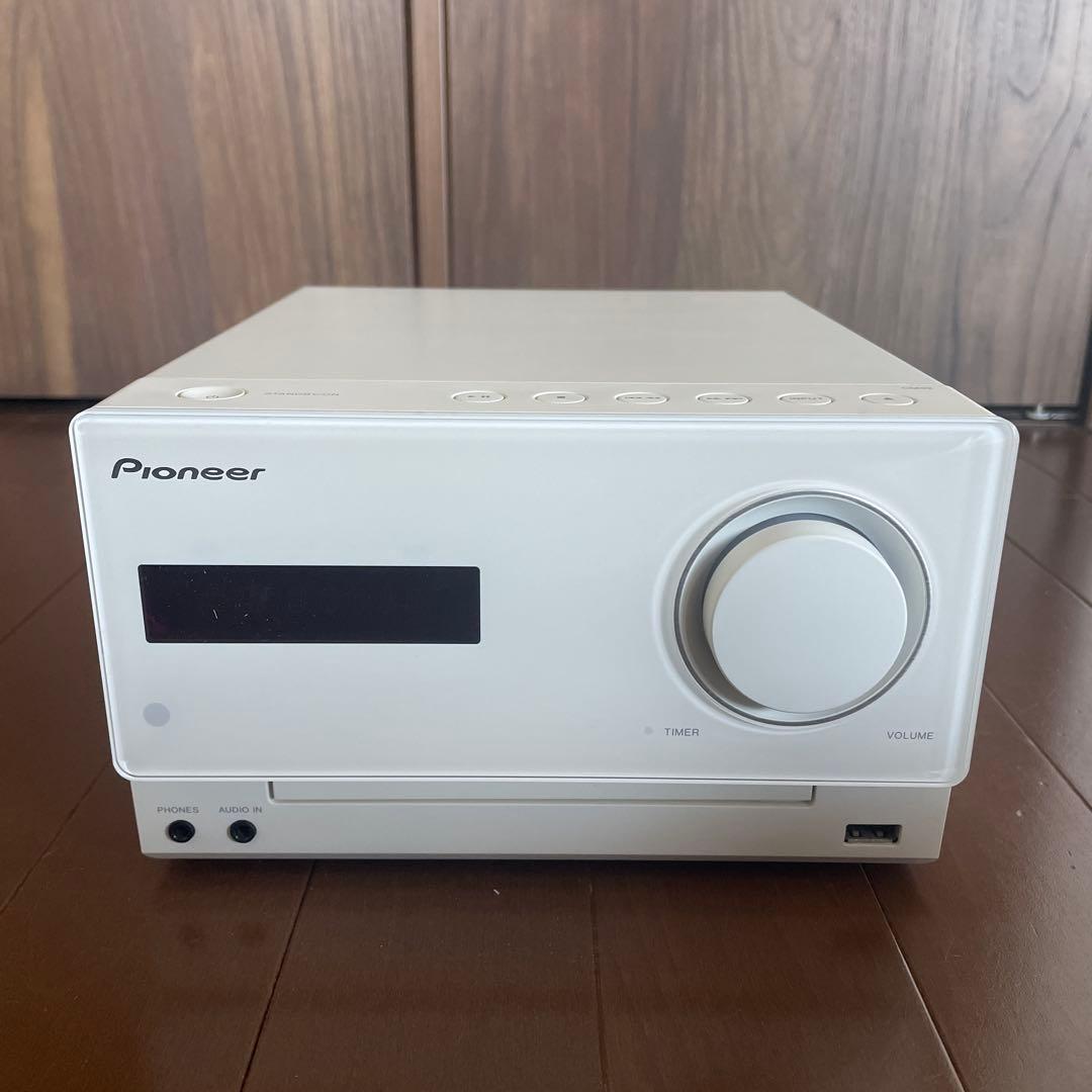 【Bluetooth】美品 Pioneer ミニコンポ X-CM32BT-w