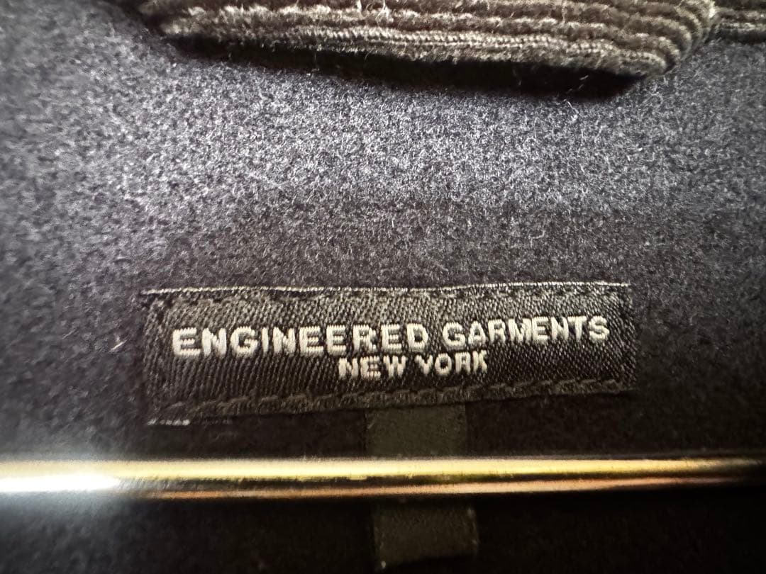ENGINEERED GARMENTS ブラックダッフルコート　Mサイズ