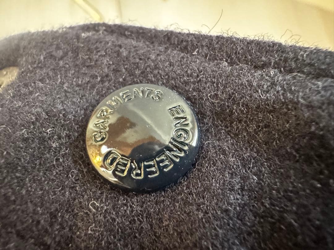 ENGINEERED GARMENTS ブラックダッフルコート　Mサイズ