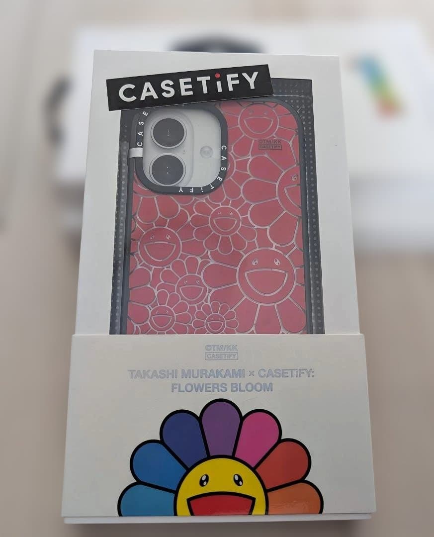 村上隆× CASETiFY フラワー レッド iPhone 17 ケース
