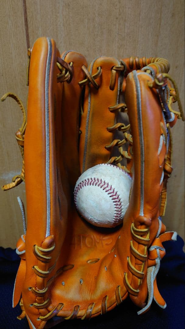 アトムズ 左利き用　硬式外野手グローブ