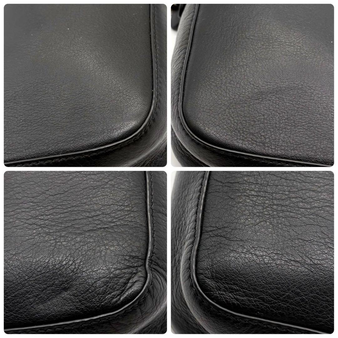 美品✨J&M DAVIDSON ペブル ミニ ショルダーバッグ レザー ブラック