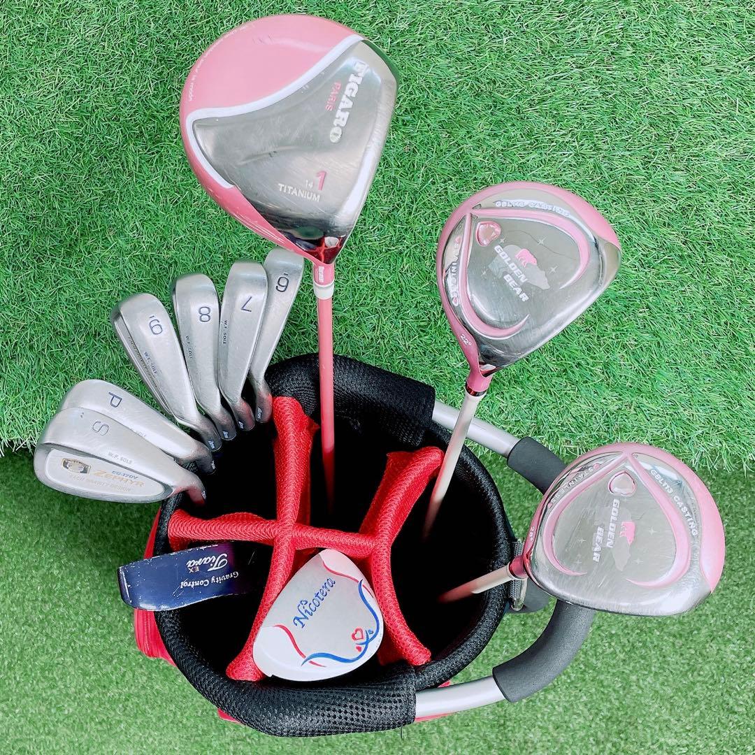 ゴルフクラブ　レディースセット　初心者　マルマン　フィガロ　パリス　N2037