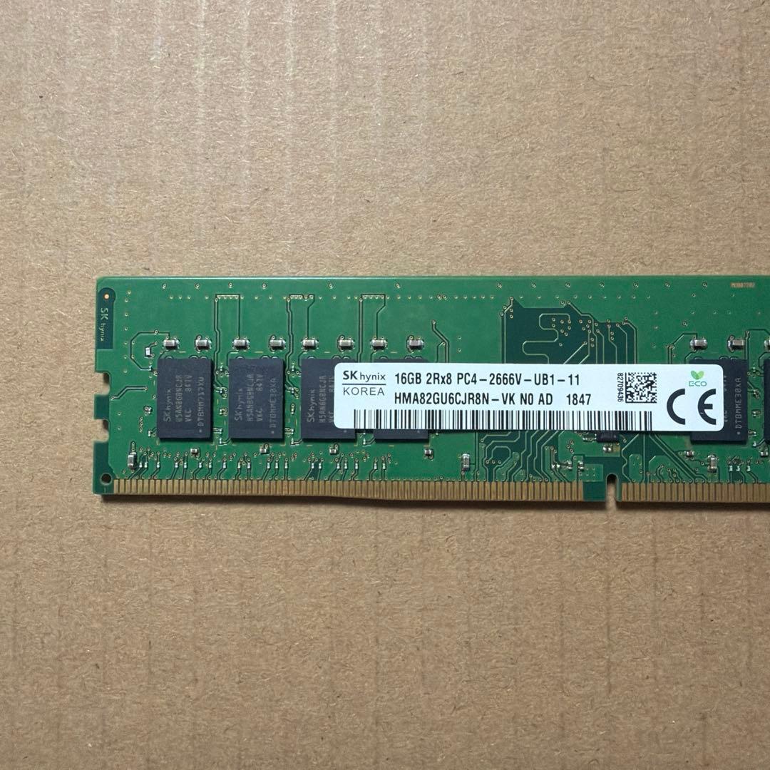 [09] デスクトップ PC メモリ16GB DDR4 2666