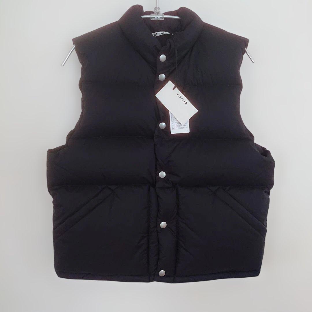 オーラリーSUPER LIGHT NYLON RIPSTOP DOWN VEST