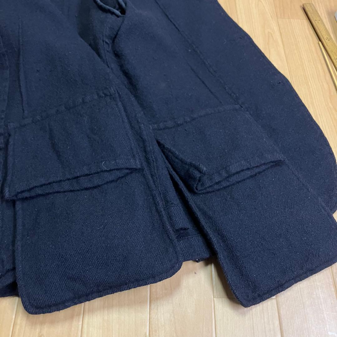 専用　コムデギャルソンシャツ　縮絨　ウールジャケット 　黒　Mサイズ