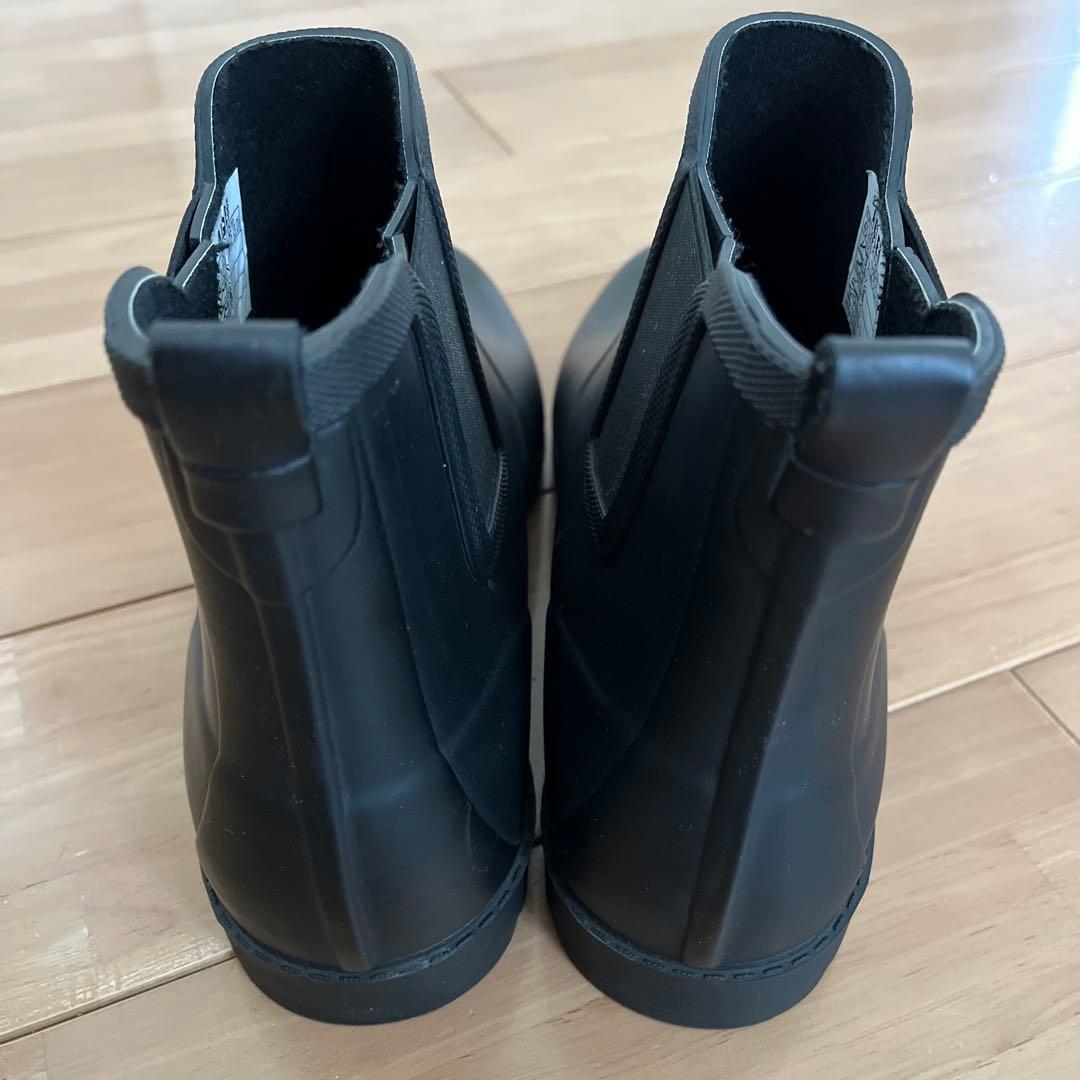 AIGLE ブラック サイドゴア長靴