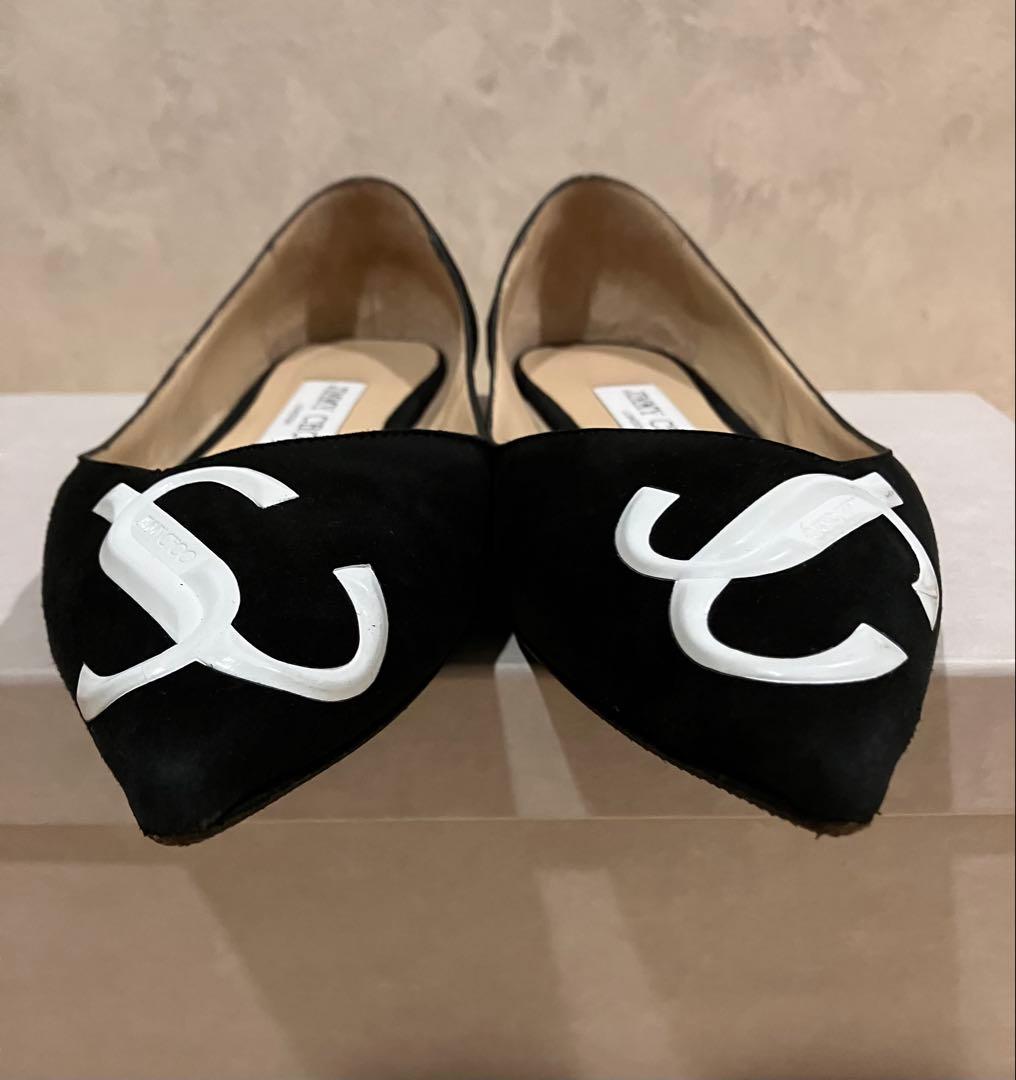 JIMMY CHOO フラットシューズ　BK