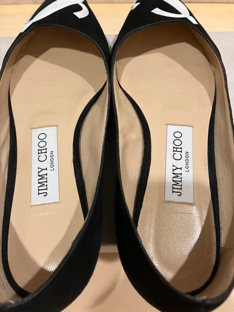 JIMMY CHOO フラットシューズ　BK