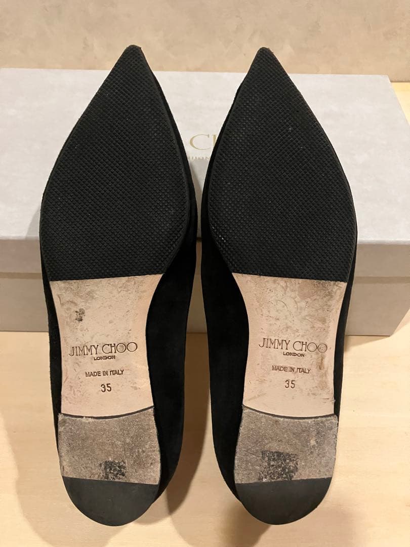 JIMMY CHOO フラットシューズ　BK