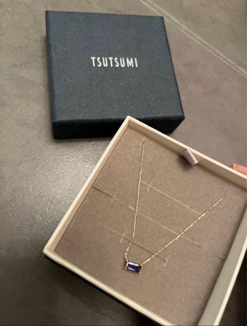 TSUTSUMI アイオライト　ネックレス　未使用