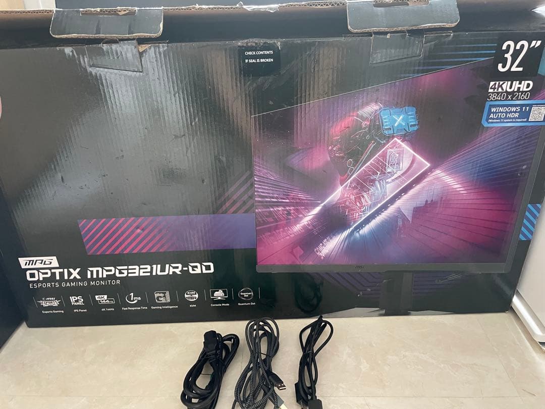 MSI OPTIX MPG321UR-QD 32インチ ゲーミングモニター