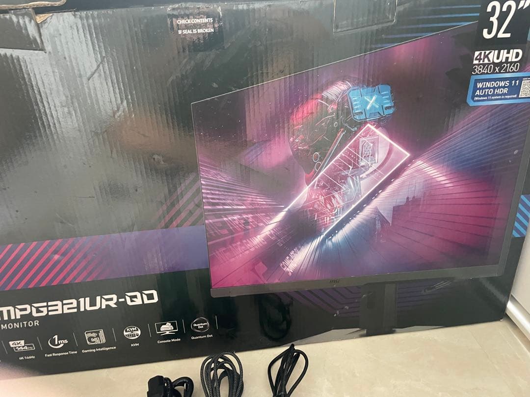 MSI OPTIX MPG321UR-QD 32インチ ゲーミングモニター