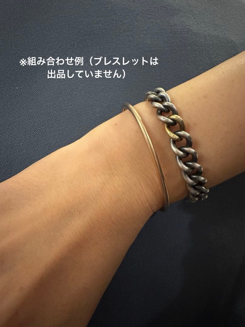 値下不可hum バングル　k10 「humete」ゴールド ブレスレット