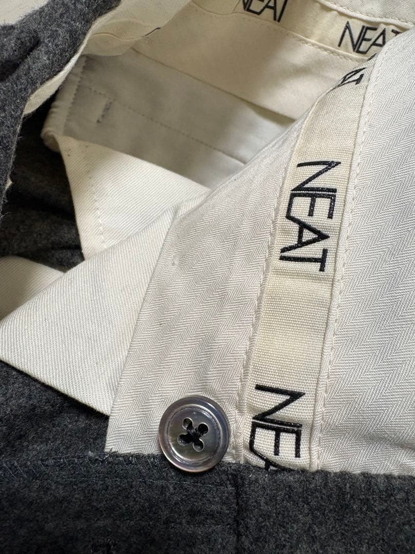 Neat FOX BROTHERS Flannel テーパードパンツ　ウール
