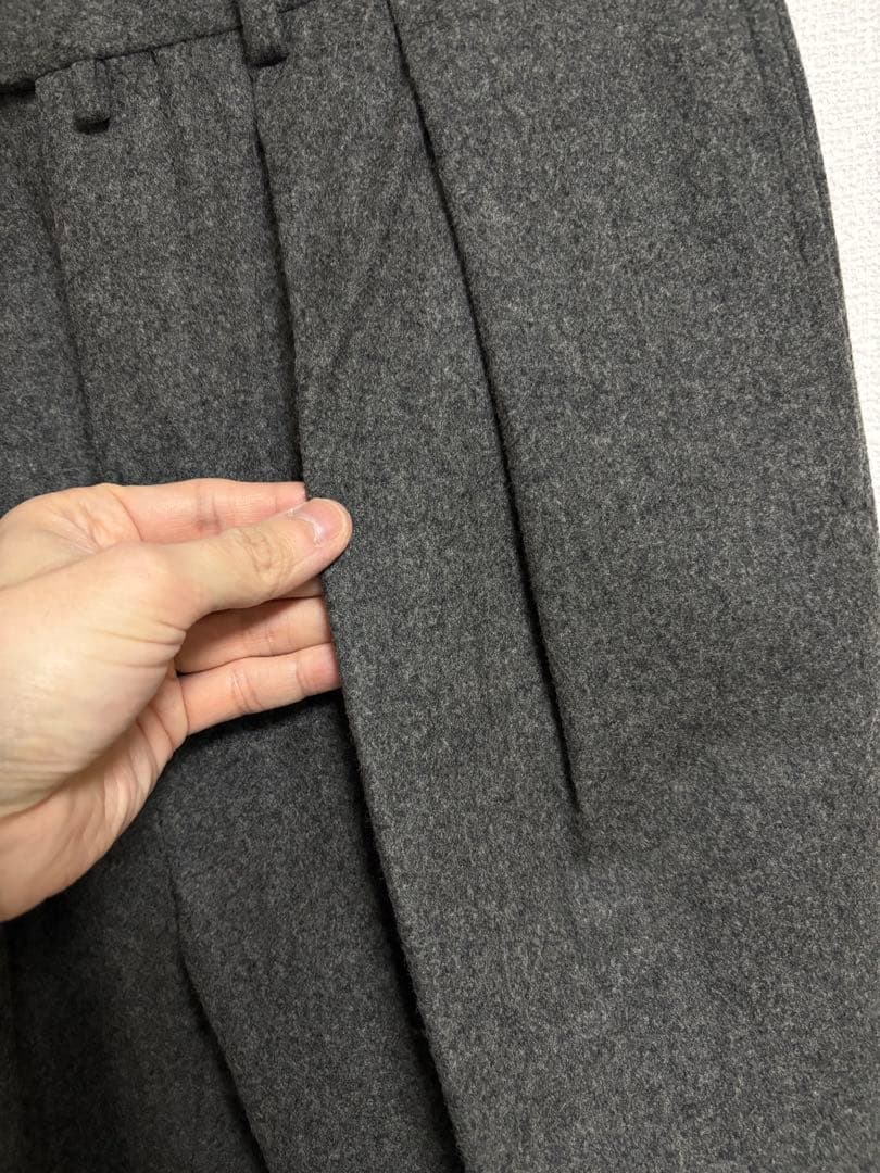 Neat FOX BROTHERS Flannel テーパードパンツ　ウール