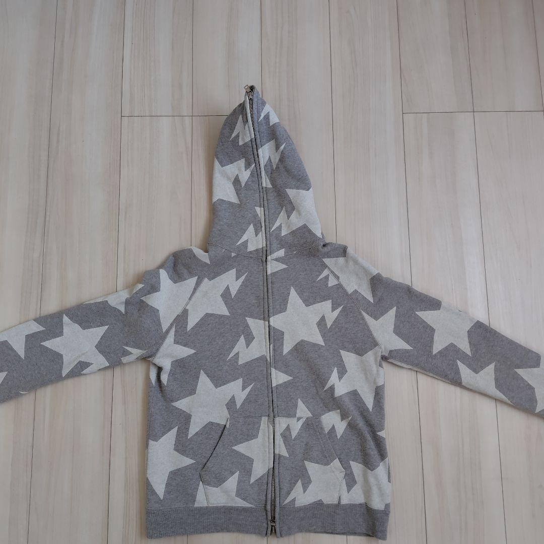 A BATHING APE 星柄ジップアップパーカー