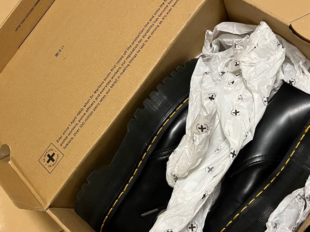 Dr.martens ドクターマーチン　QUAD 3 ホール シューズ ブラック