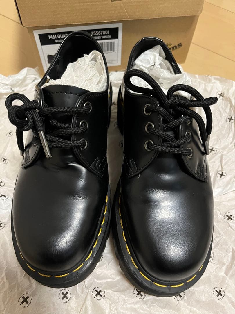 Dr.martens ドクターマーチン　QUAD 3 ホール シューズ ブラック