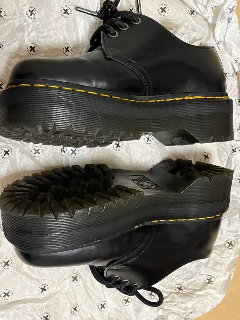 Dr.martens ドクターマーチン　QUAD 3 ホール シューズ ブラック