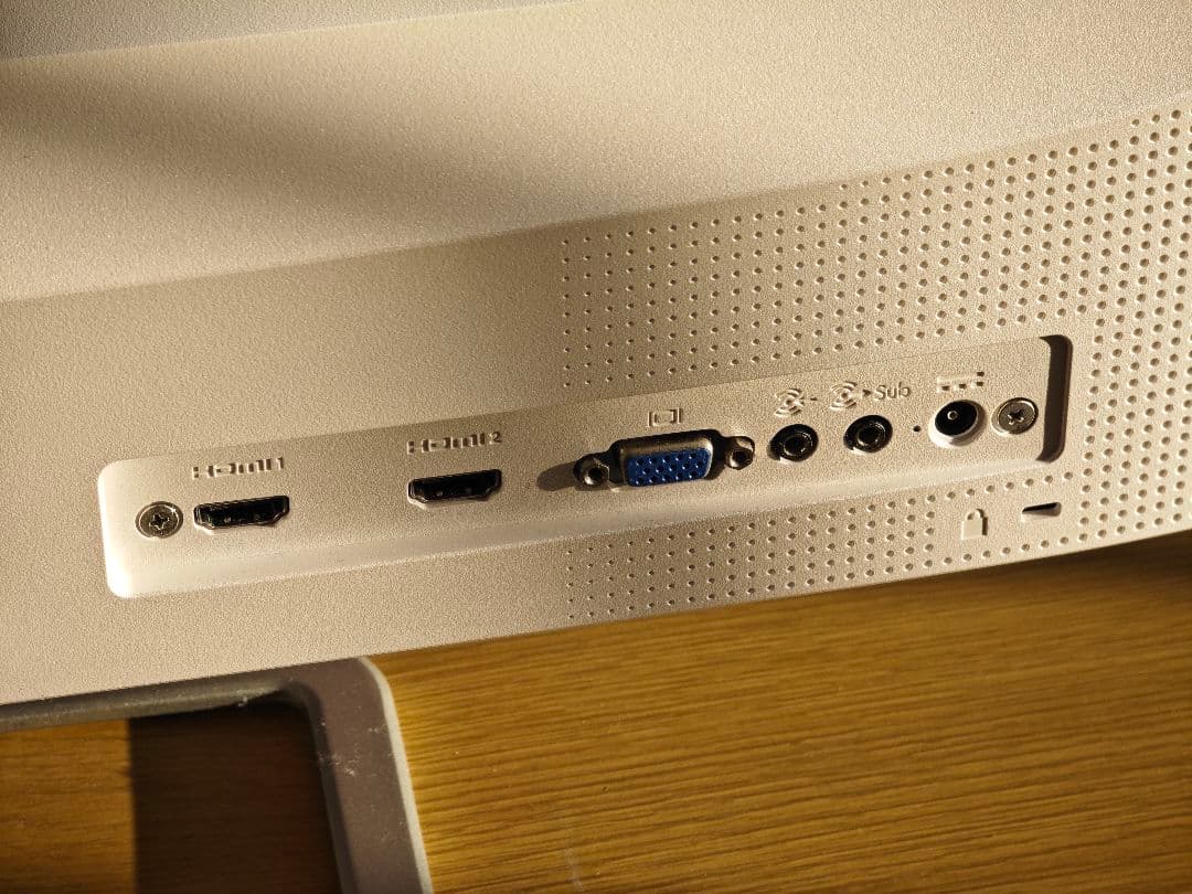 【美品】HP 27ea　27インチ　モニター　スピーカー内蔵　狭縁ベゼル　FHD