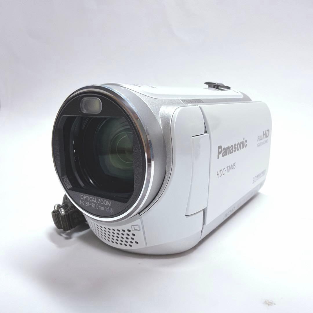 極美品 パナソニック HDC-TM45 ホワイト 動作確認済 付属品完備 箱付き