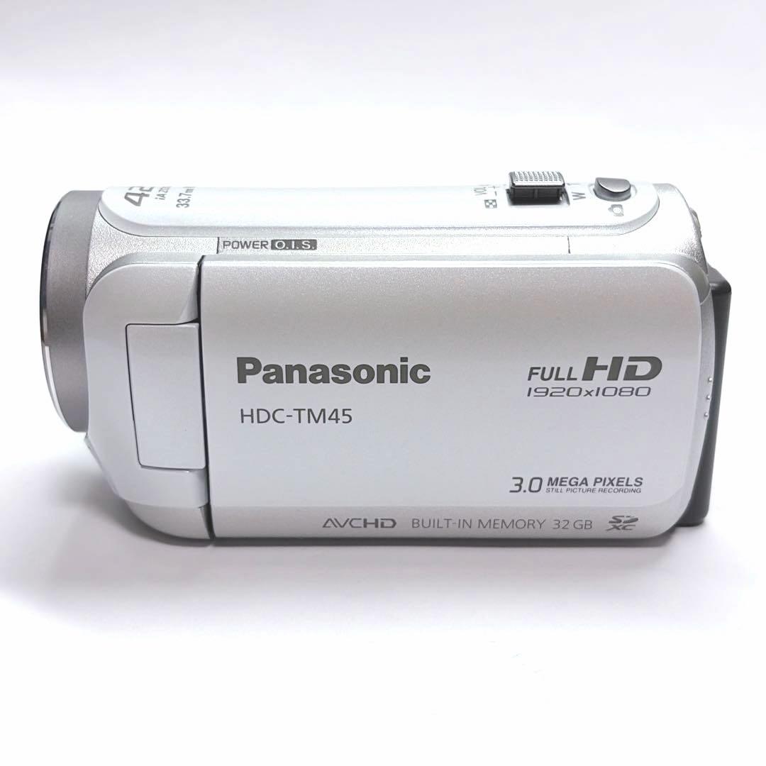 極美品 パナソニック HDC-TM45 ホワイト 動作確認済 付属品完備 箱付き